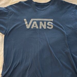 Very Cool Blue VANS Tee Shirt - Skate - Surf - XXL
